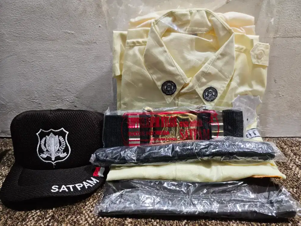 PDH Satpam 1 set lengkap XL BARU Nego Tipis