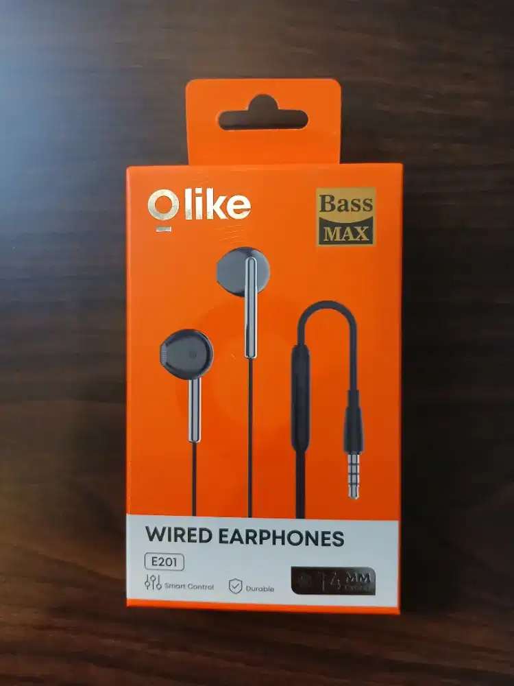 Olike E201 Headset Handsfree 3.5MM Wired Earphone Mic