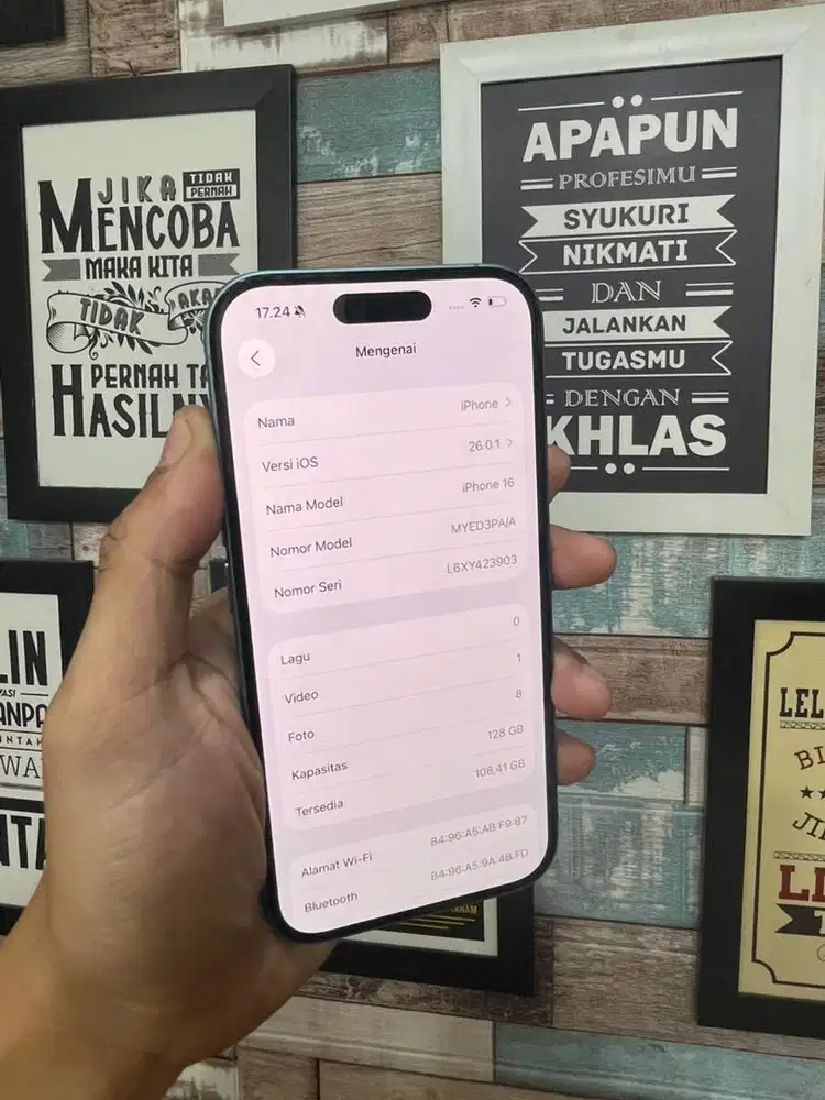 iphone 16 128 teal second ibox