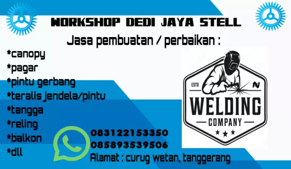 Jasa pembuatan pagar, canopy dll