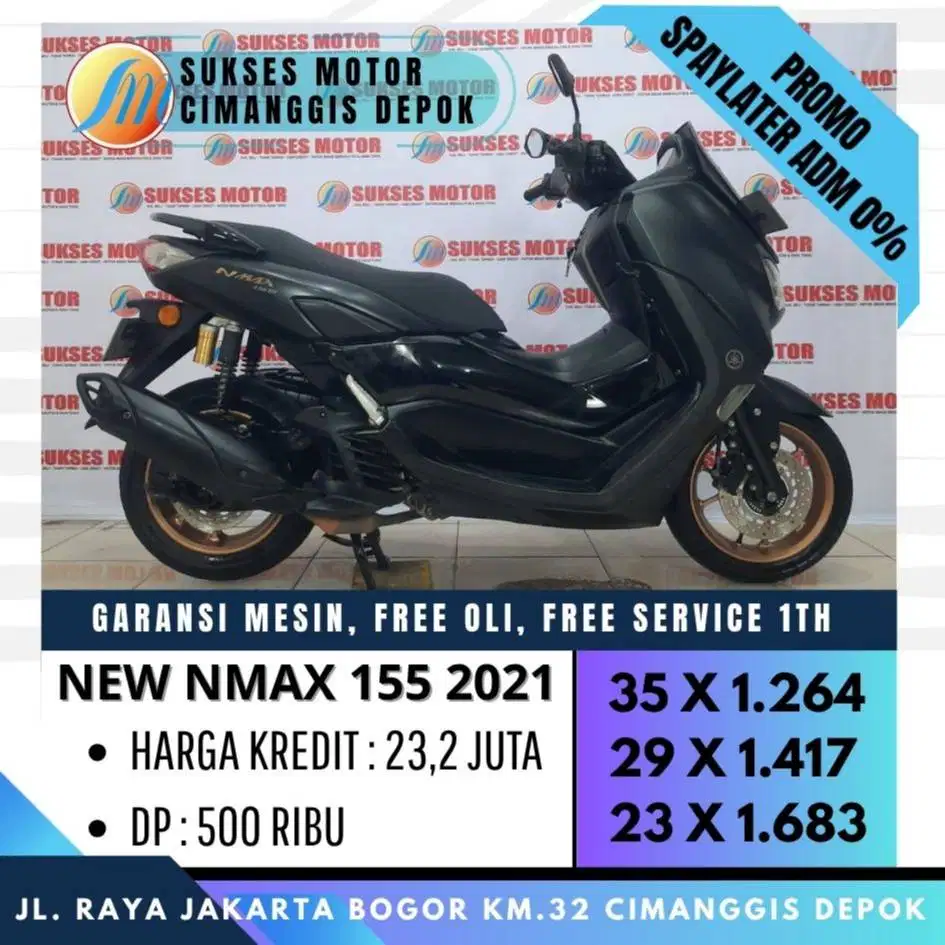 NMAX 155 2021 KREDITMURAH DP 500 CICLAN RINGAN [SUKSES  MOTOR]