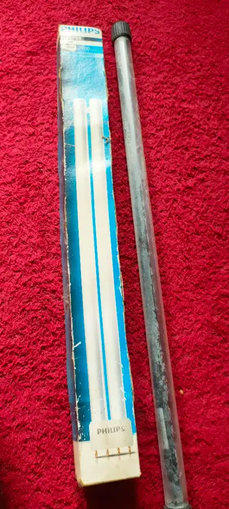 Di Jual lampu teaming Arwana pink dan lampu Philips HAMSTER 36 W baru