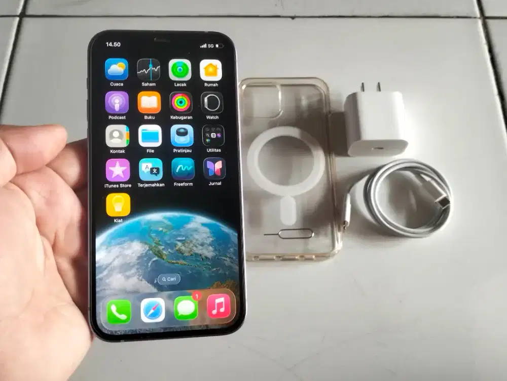 iPhone 12 64GB Ungu 5G ALL Operator Full Original Gress Mulus Terawat
