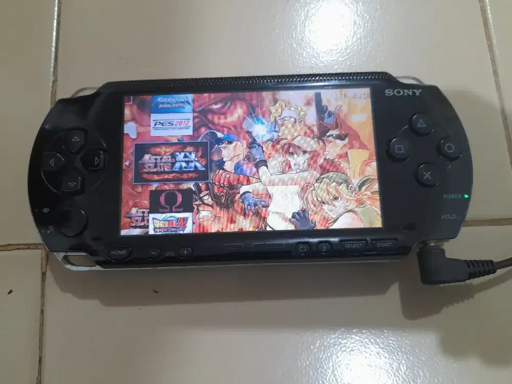 PSP FAT Tebel Mesin hidup Normal layar bening Memory 16gb fullgame