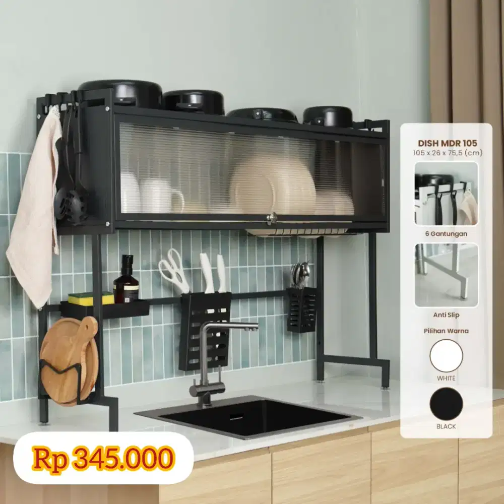 Rak Piring Besi Untuk Wastafel Pira LDR Series Murah Jogja(Ars)