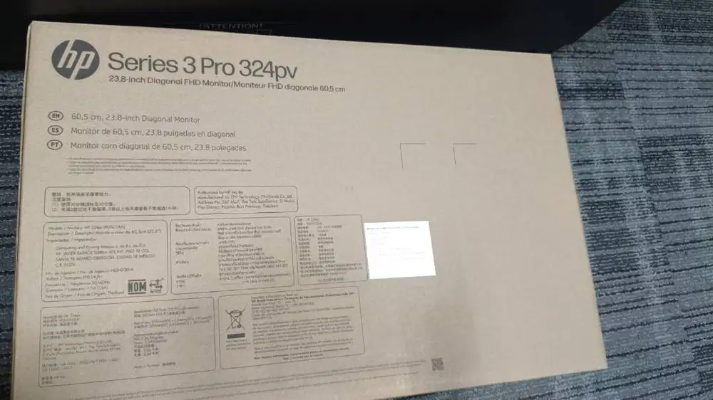 JUAL MURAH MONITOR HP Series 3 Pro 324PV 24” FHD 100Hz BARU SEGEL