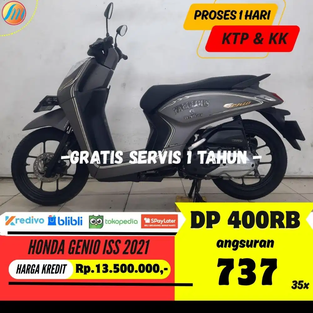 HONDA GENIO ISS 2021 KREDIT DP 400RB ANGSURAN SANGAT RENDAH BERGARANSI