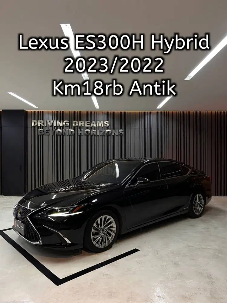 Lexus ES300H 2023 ES300 Hybrid Hitam Nik 2022 Km18rb B805BEL
