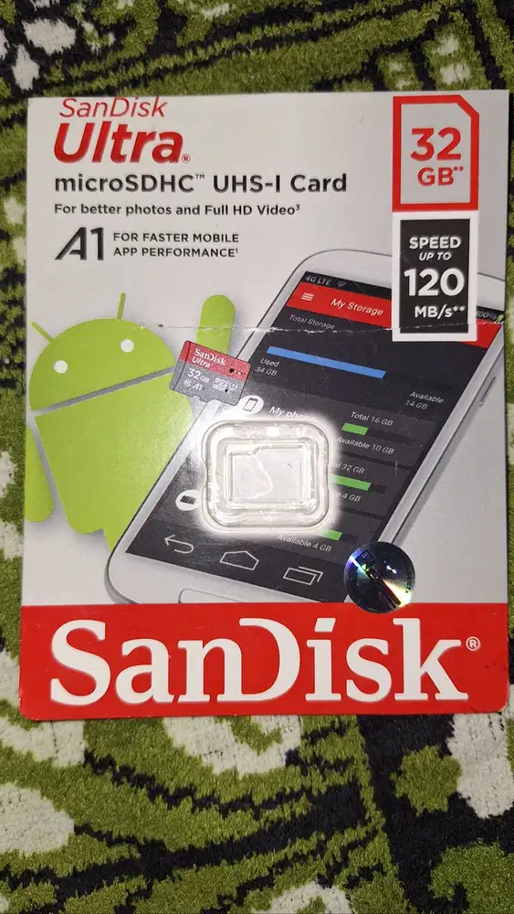 Memori MMC Microsd Sandisk Ultra 32 GB Class 10