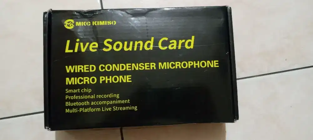 Di jual live sound card