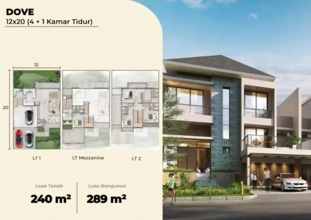 DISEWAKAN: Rumah Premium Brand New di Permata Hijau Residence PIK 2