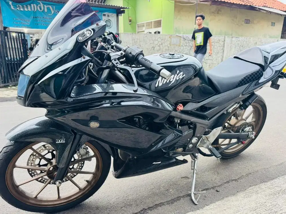 JUAL SANTAI MOTOR NINJA SIAP PAKAI FULL MODIF GANTENG TINGGAL GASS