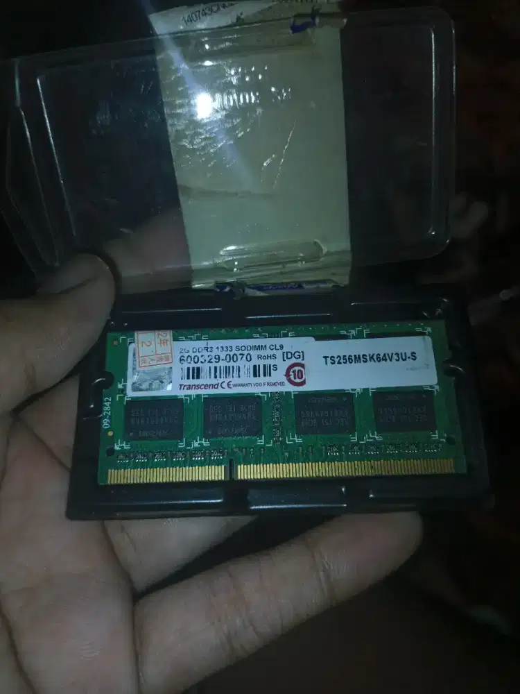 Ram Laptop 2GB DDR3 Merk Transent