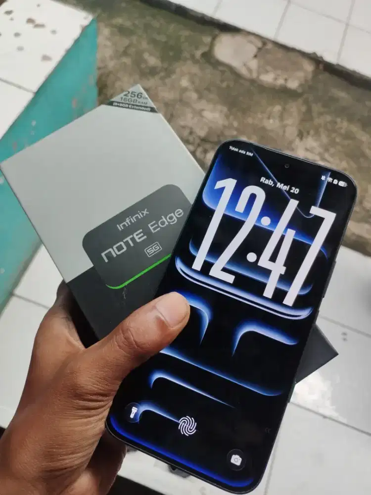 Infinix note edge fullset ori mulus