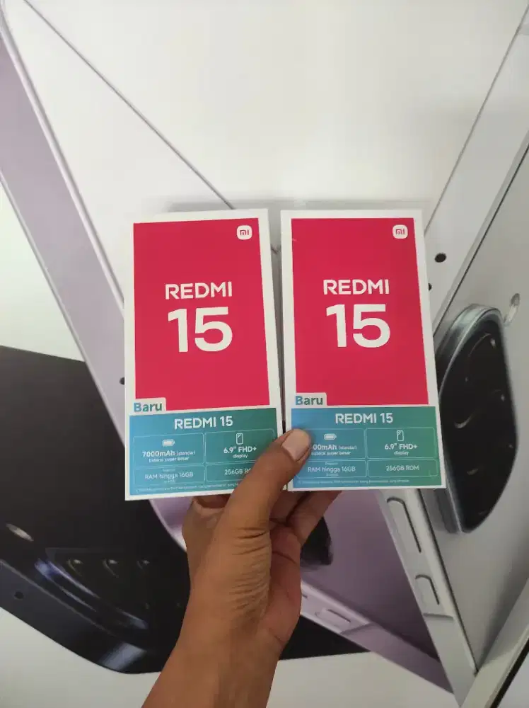 [ Fast respon WA ] Xiaomi Redmi 15 8+8/128 Garansi resmi 15bln