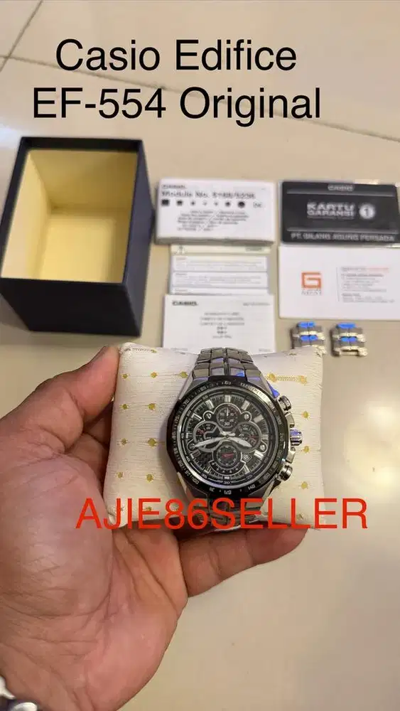 WTS Casio Edifice EF-554 Original Ex. Beli di Store Casio