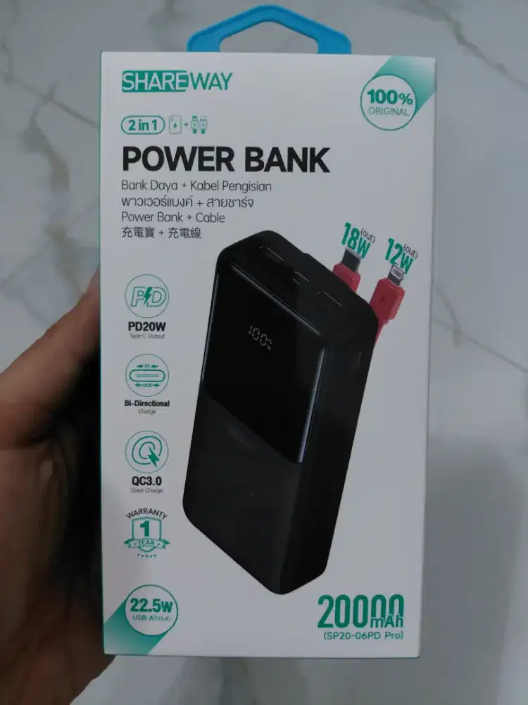 Powerbank 20000 mAh 22,5W