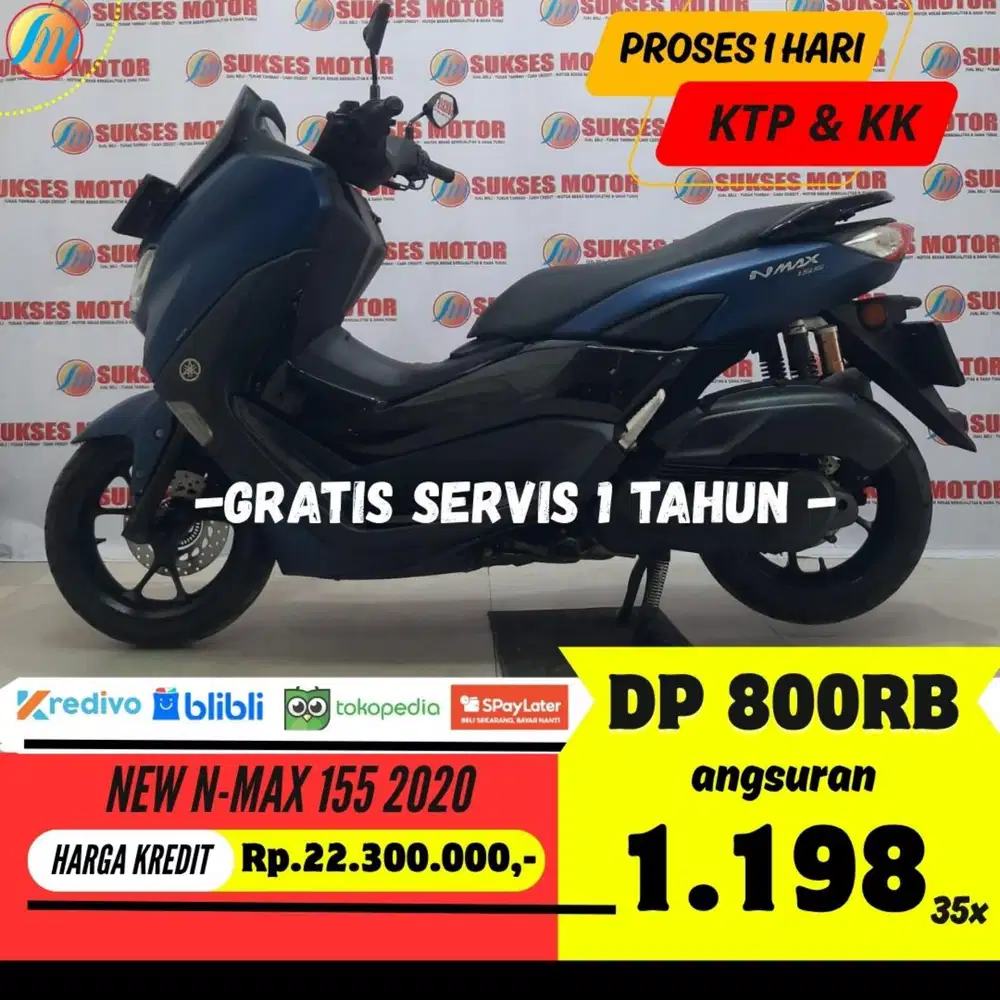 DP PROMO 800RIBU - YAMAHA NEW NMAX 155 TAHUN 2020 BERGARANSI