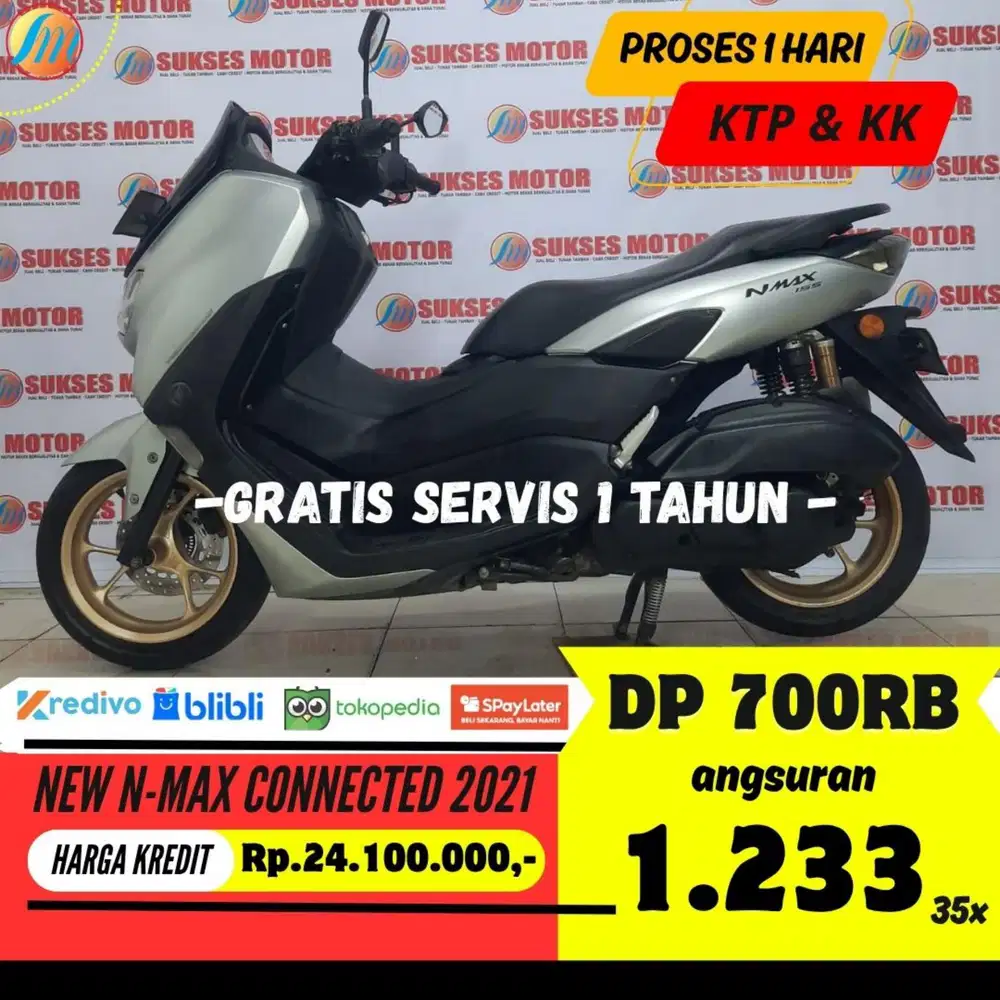 YAMAHA NMAX CONNECTED 2021 KREDIT DP 700RB ANGSURAN SANGAT TERJANGKAU