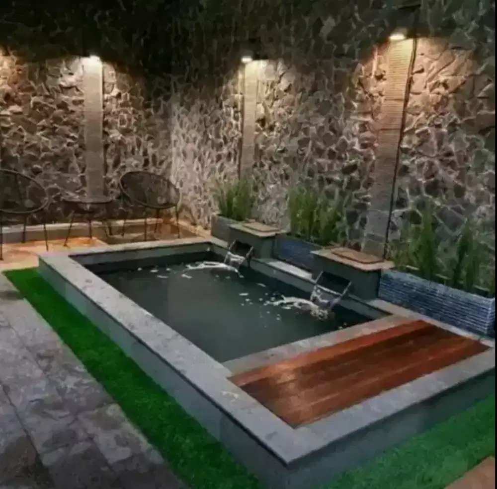 tukang pembuat Taman dan kolam koi