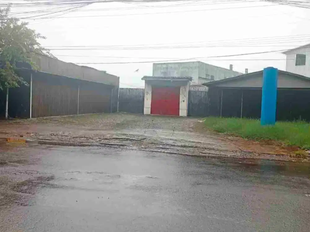 Tanah+Bangunan Luas 1275m2 Pinggir Jl Ry Lontar Surabaya Cocok Untuk Aneka Usaha