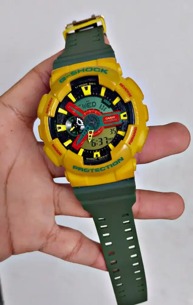 Casio Gshock Ga110Rf Rastafara Ori G shock