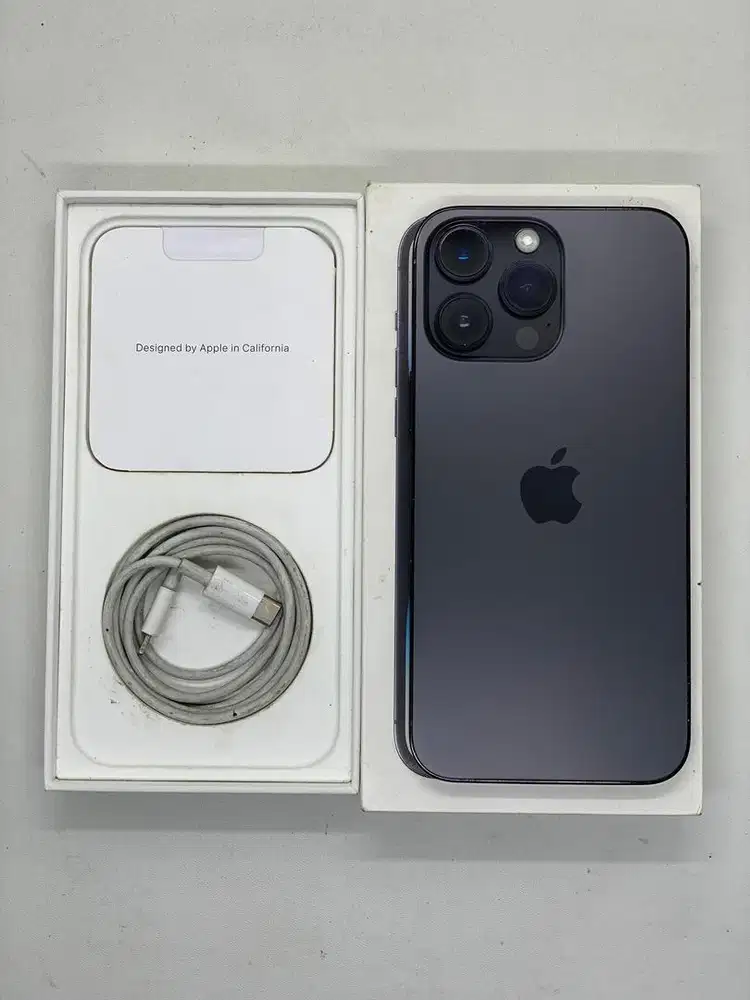 iPhone 14 Pro Max 128GB Resmi ex Bea Cukai Space Black
