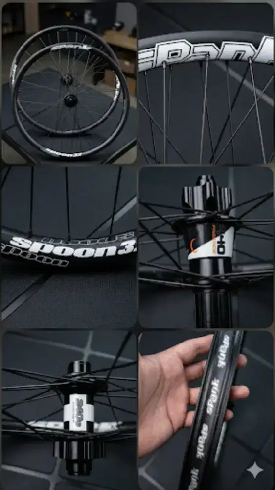 Wheelset 26 HFH DT Swiss TA Rims Spank