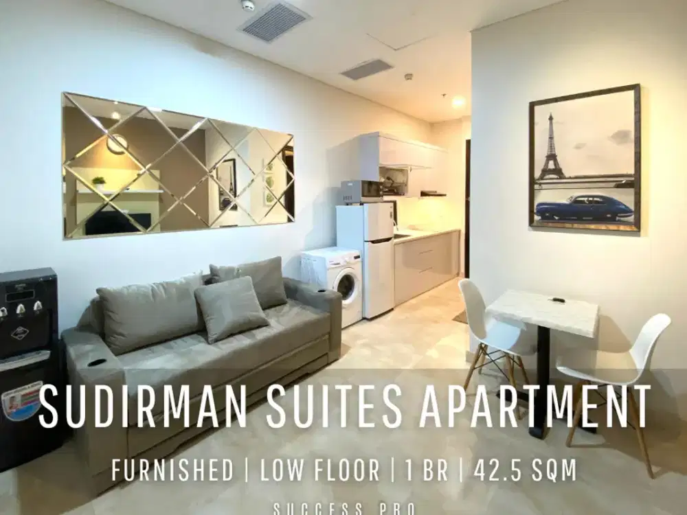For Sell & Rent! Sudirman Suites Apartment 1BR Fully Furnished with SCBD View