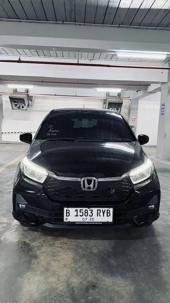 Honda Brio Satya E CVT 2025 Hitam Matic KM 10RB Like NEW