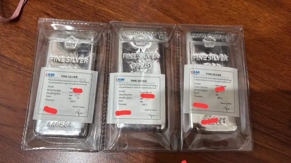Perak antam 500 gram