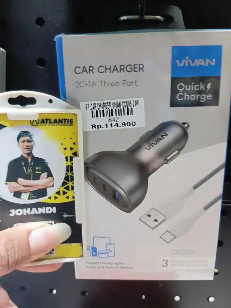 car charger vivan ccQ05 24w