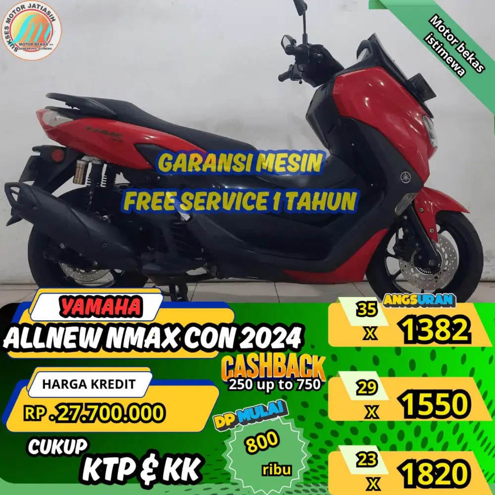 YAMAHA ALLNEWNMAX CON 2024DP&ANGSURAN TERMURAHSYRT KTP&KK(SUKSESMOTOR)