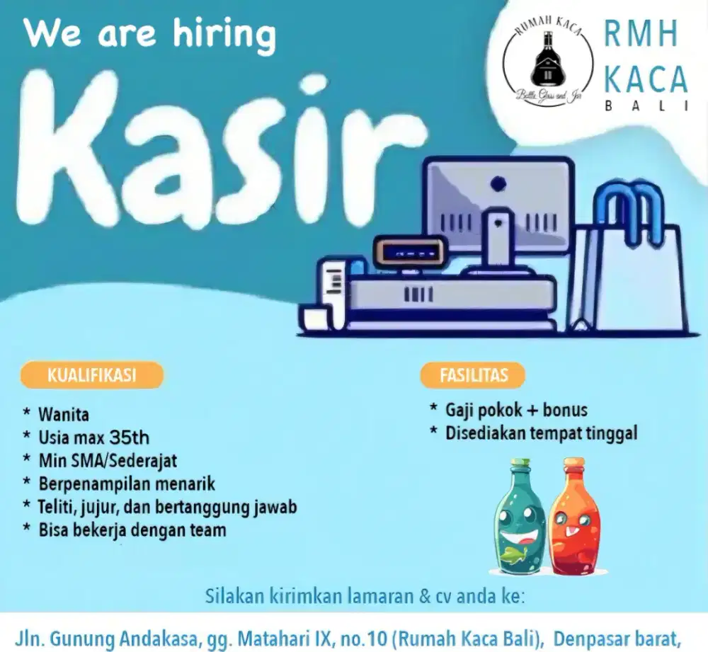 Lowongan kasir toko
