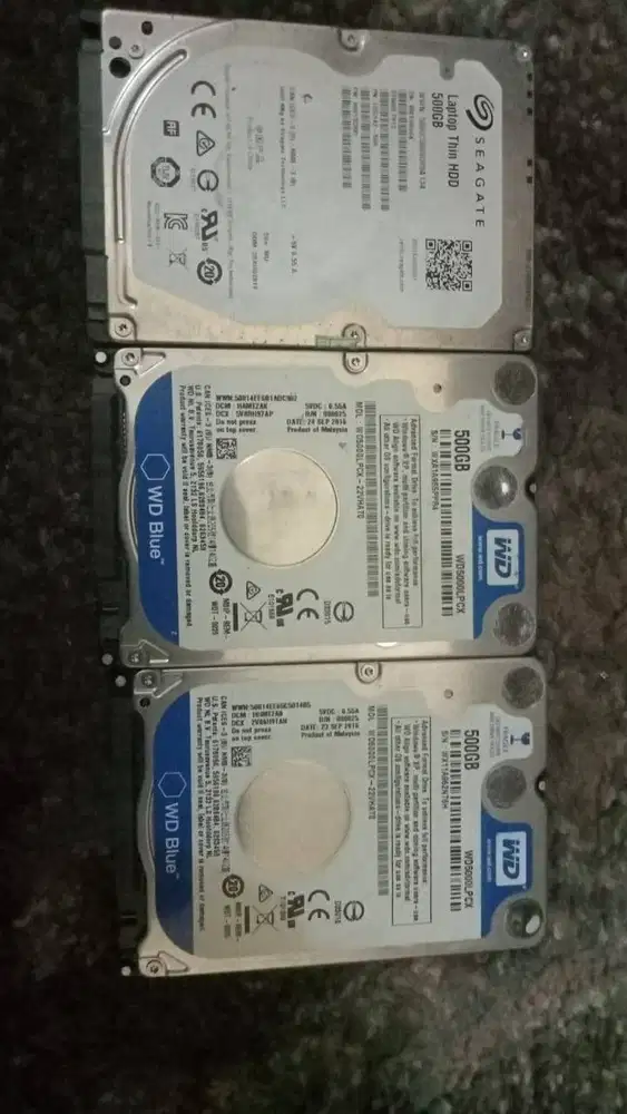 jual HDD WD Blue kondisi kosong dan HDD untuk laptop