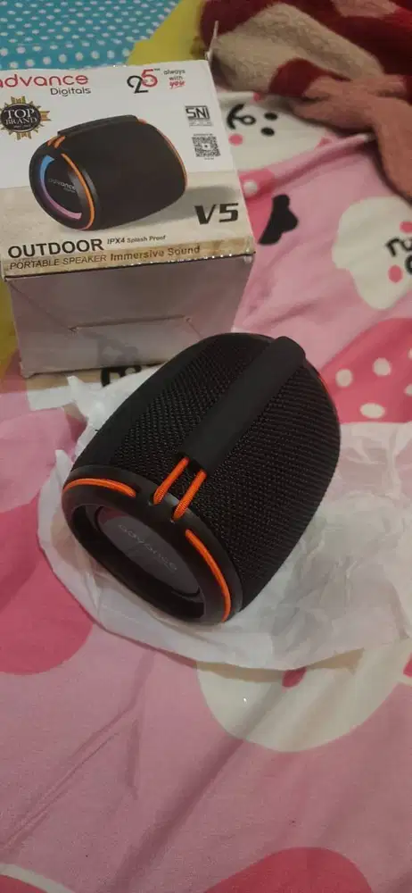 speaker Advance V-5 Mini Speaker Bluetooth Portable 8W RGB Light 1200m
