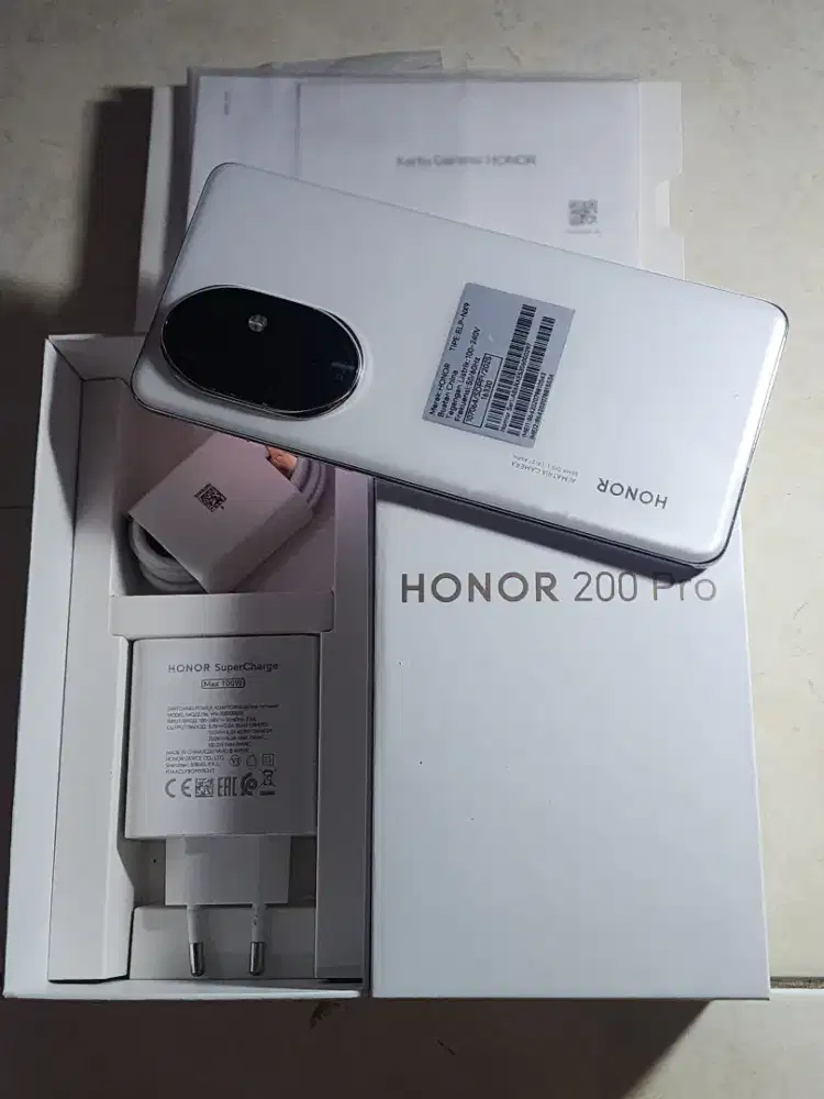 Honor 200 Pro 5G 12/512Gb, warna White, kondisi 99,9% Sempurna