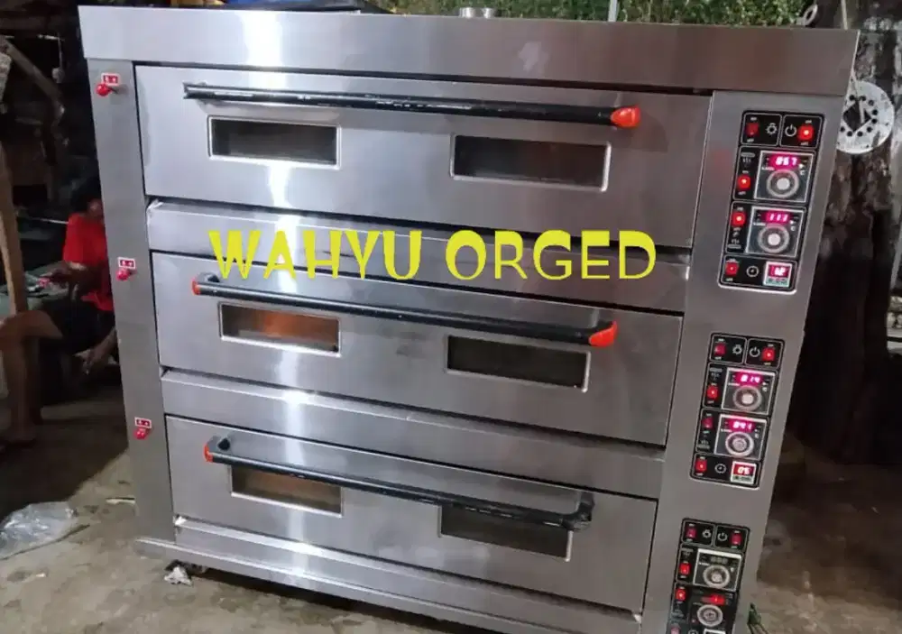 DI JUAL OVEN DECK OTOMATIS ( 3 Deck 9 Loyang )