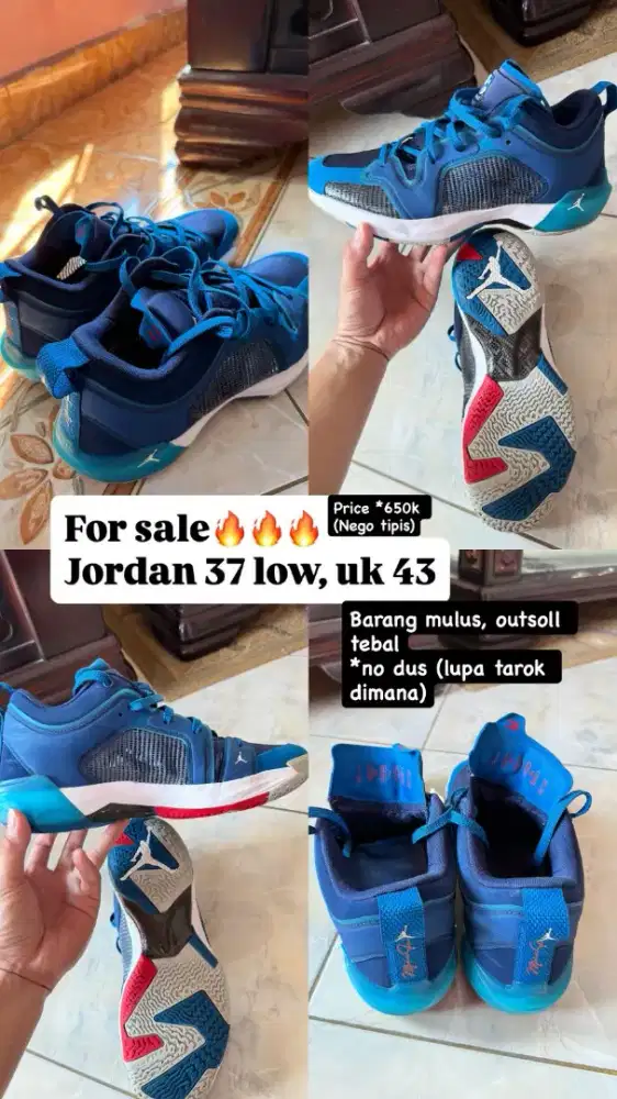 Sepatu basket Jordan 37Low