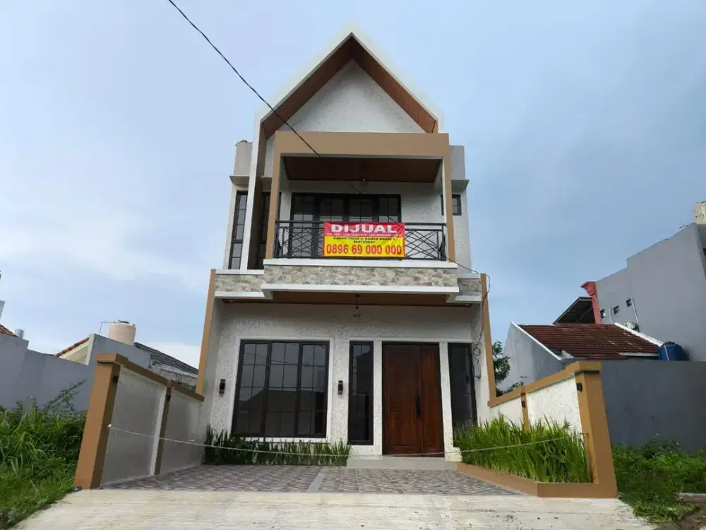 Sentul Bogor - Belakang AEON Mall Sentul City - Baru Dibangun dari Kavling - Ready 2 Unit type sama