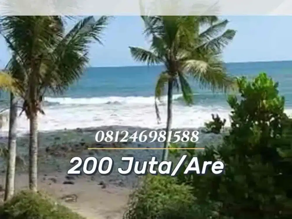SALE Beachfront 1.5 Hektar Pantai Soka