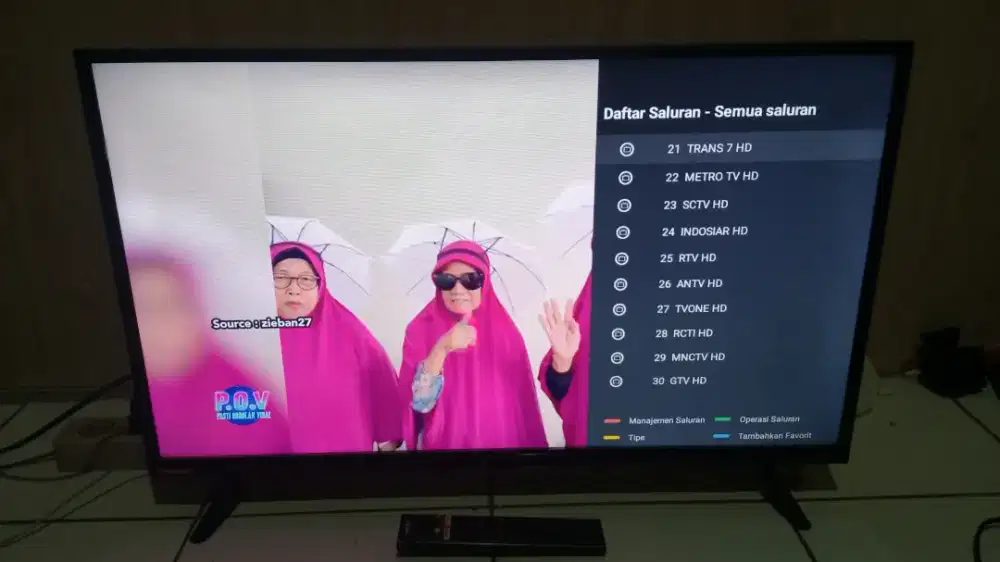 Tv led Changhong Android digital 32inchi mulus