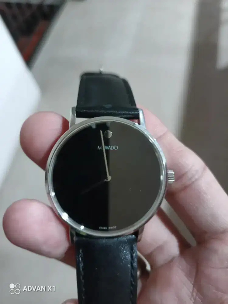 Black Movado Sapphire Star