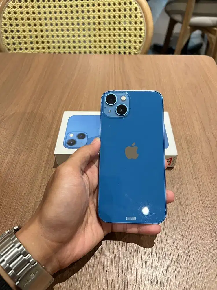 IPHONE 13 128GB BLUE RESMI BLIBLI