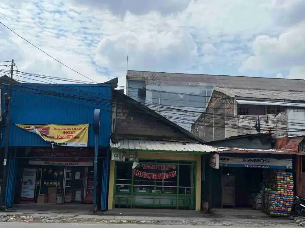 Dijual 3 Kios Gandeng depan jalan raya, Jl. Raya Bogor, Depok