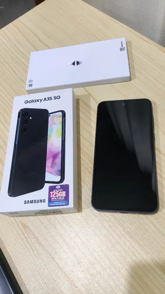 Samsung A35 5G 8/256 Navy LIKE NEW masih plastikan