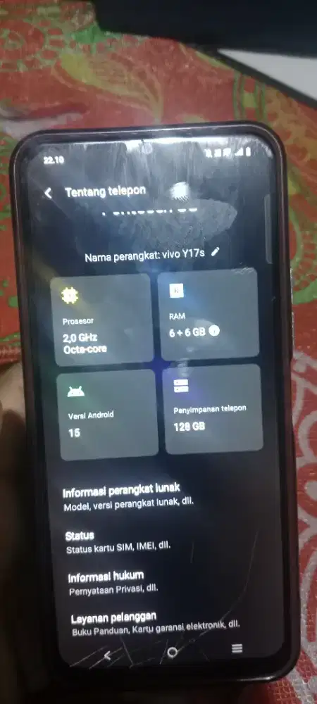 Jual HP vivo y17s