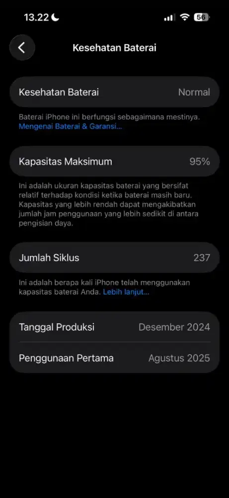 BU iPhone 15 128gb ibox soft blue kondisi belom pernah servis&komplit