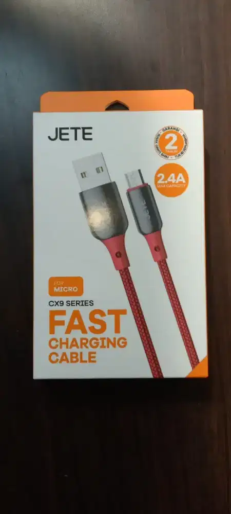 JETE CX9 Kabel Data Micro 12W Fast Charging 2.4A