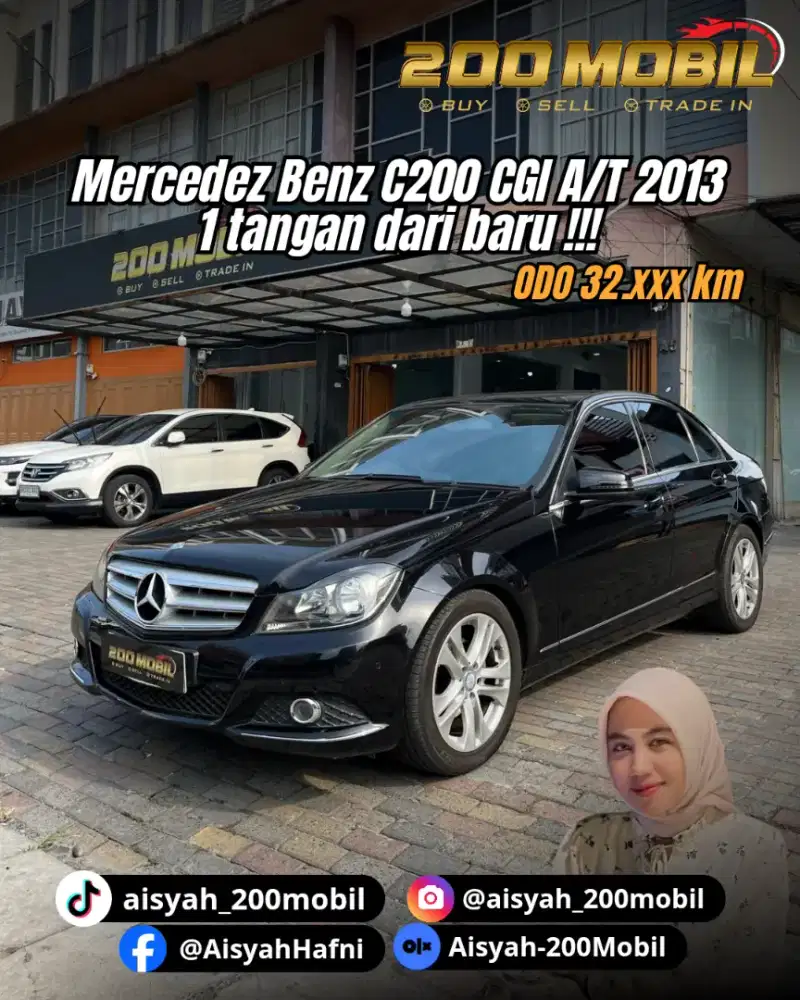 Mercedes Benz C200 CGI A/T 2013 Bensin